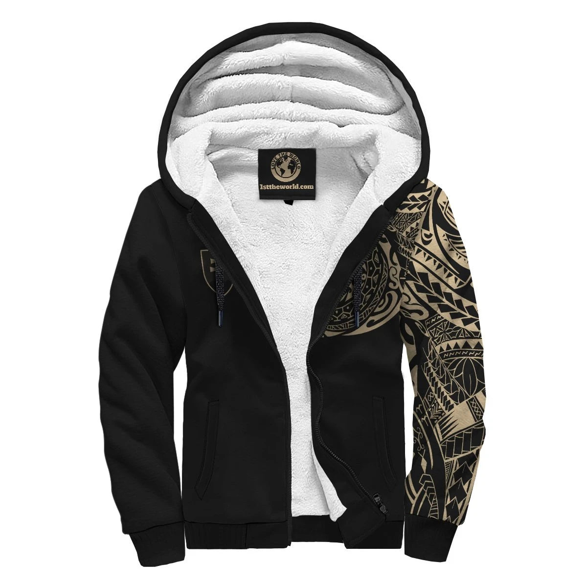 Slovakia Sherpa Hoodie Tattoo Style RLT13