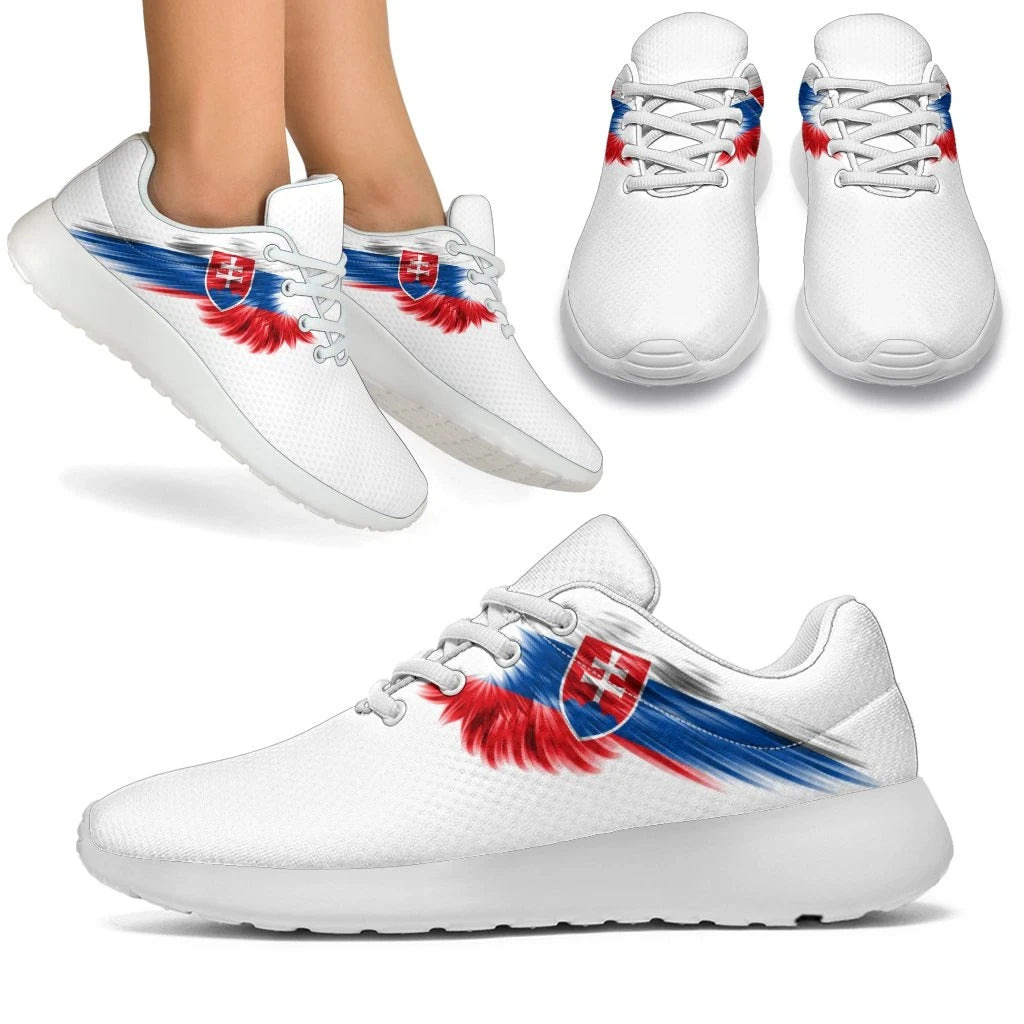 Slovakia Sneakers Wings Flag Women's/Men's RLT13