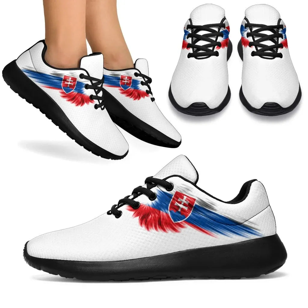 Slovakia Sneakers Wings Flag Women's/Men's RLT13