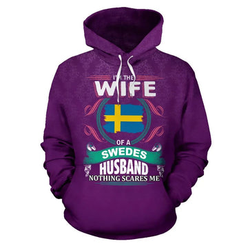 Sweden The Wife Of A Swedes Husband Hoodie RLT7