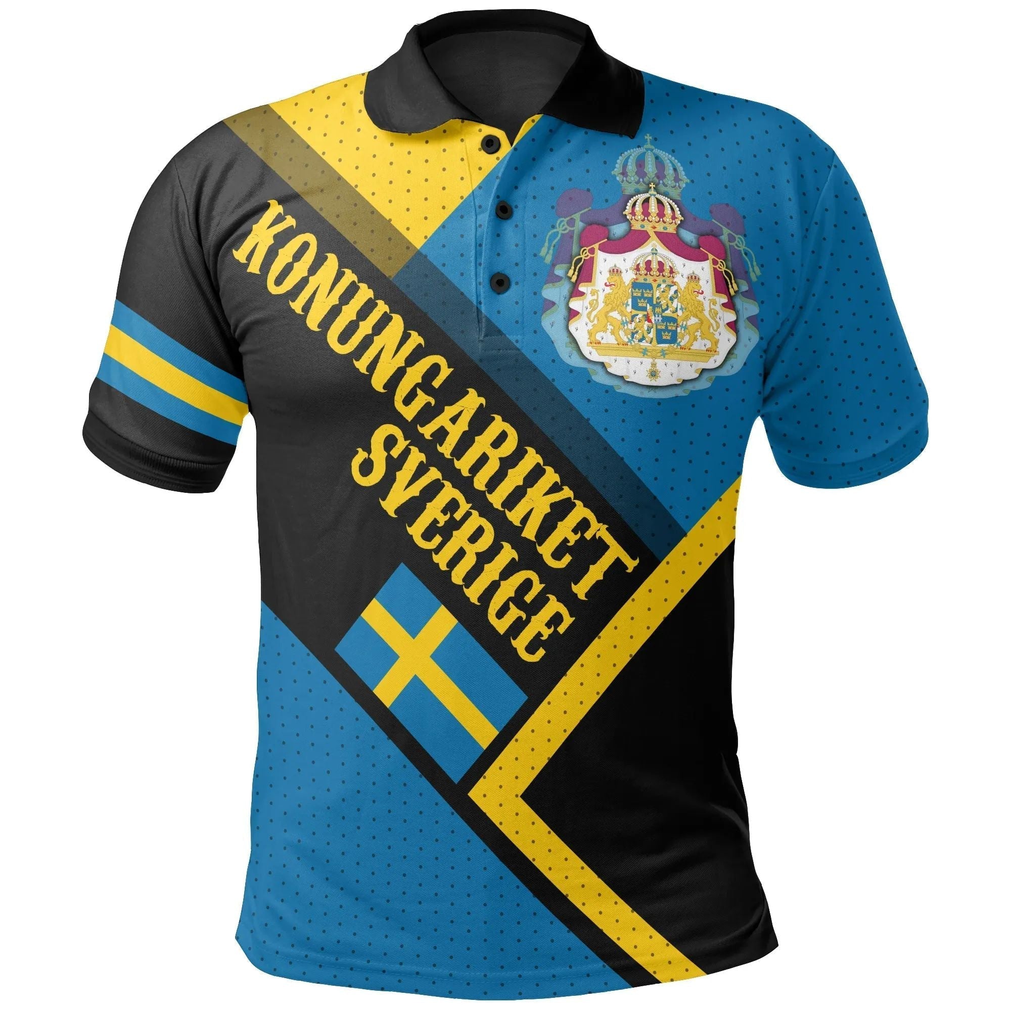 Sweden Polo Shirt Kingdom Of Sweden RLT7