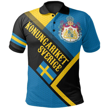Sweden Polo Shirt Kingdom Of Sweden RLT7