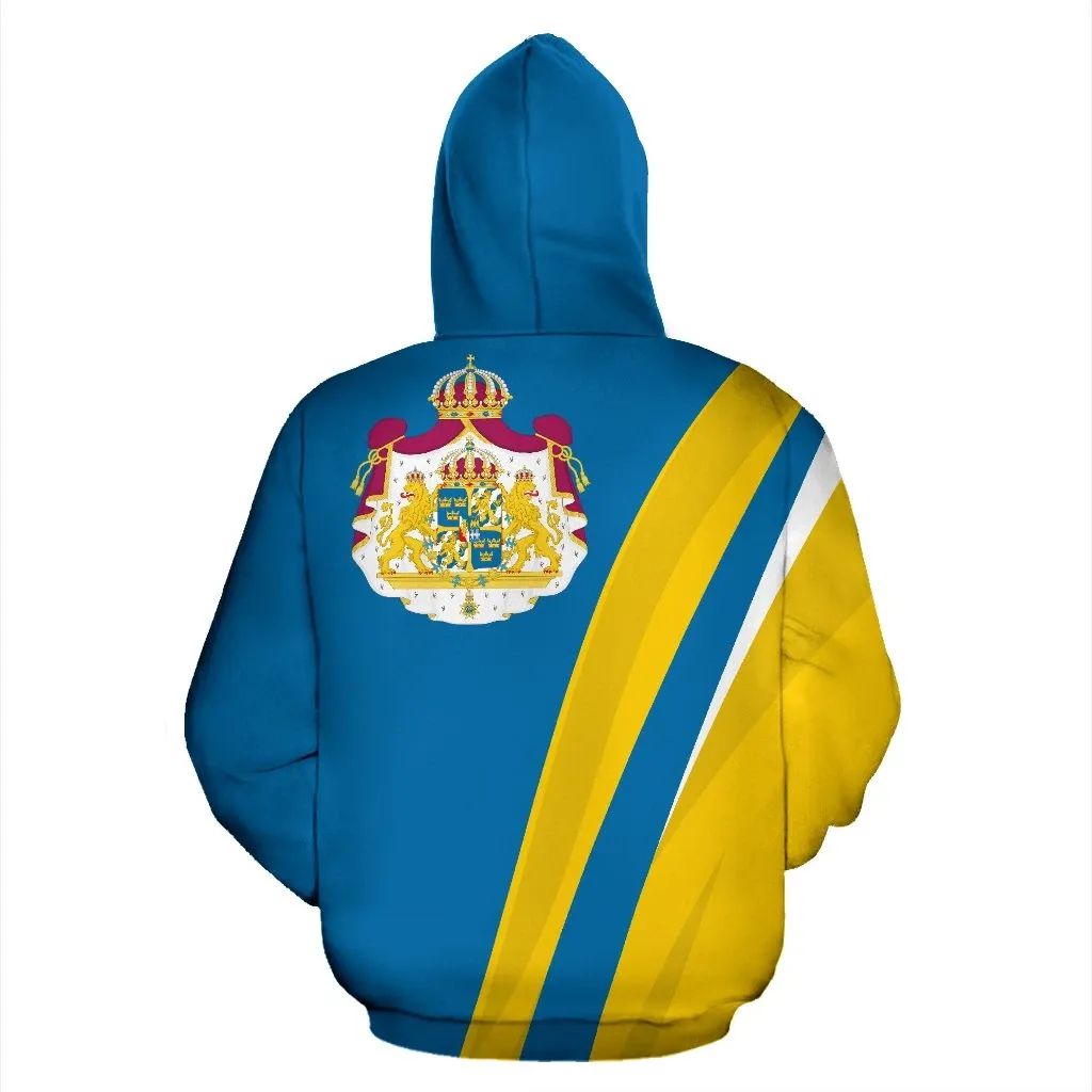 Sverige Sweden Hoodie RLT7