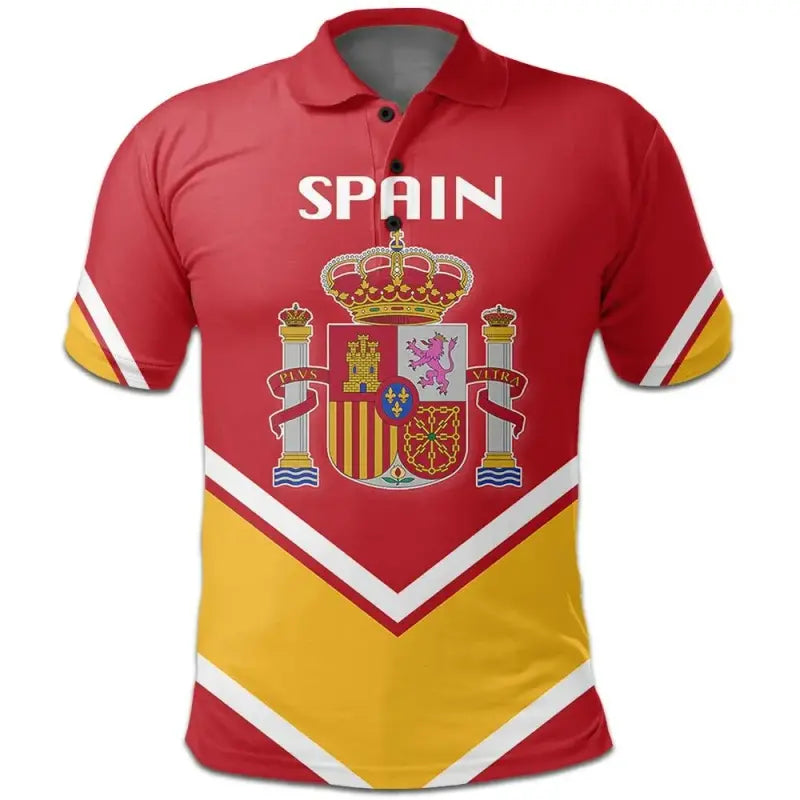 Spain Coat Of Arms Polo Lucian Style RLT12