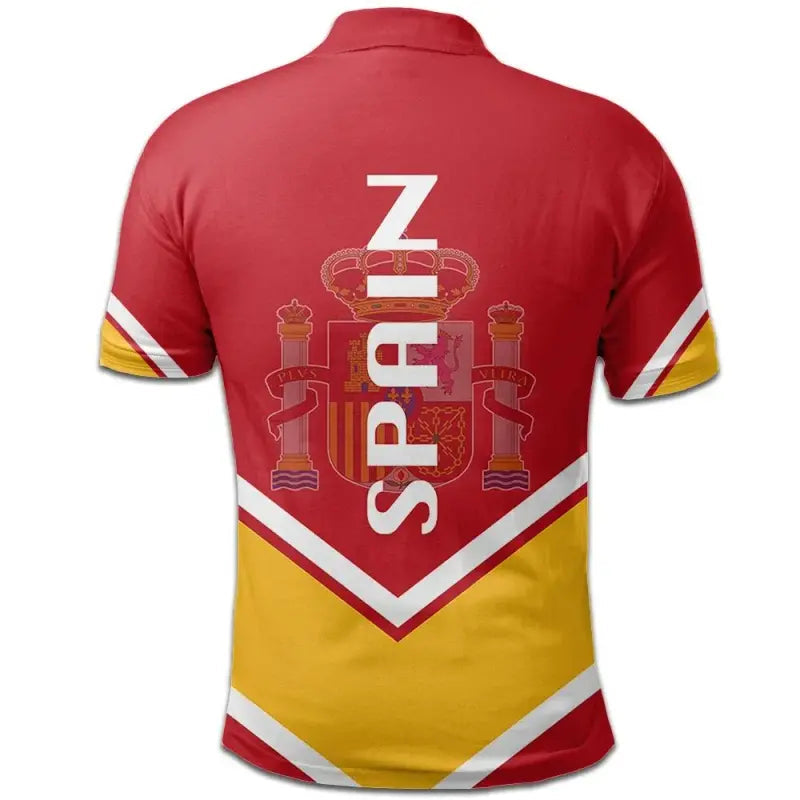 Spain Coat Of Arms Polo Lucian Style RLT12