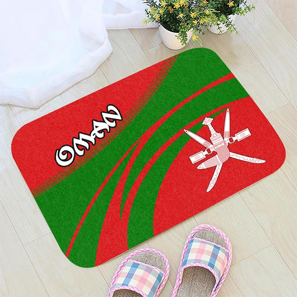 Oman Coat Of Arms Door Mat Cricket RLT13