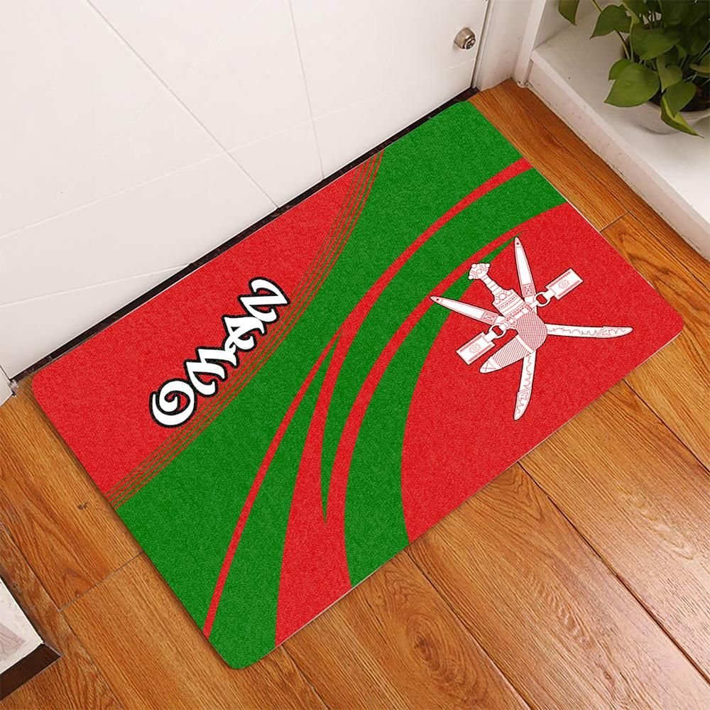 Oman Coat Of Arms Door Mat Cricket RLT13