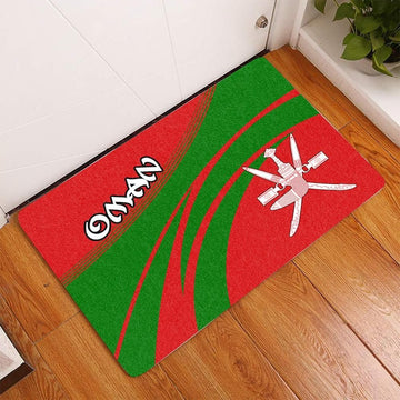 Oman Coat Of Arms Door Mat Cricket RLT13
