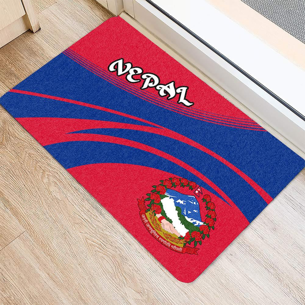 Nepal Coat Of Arms Door Mat Cricket RLT7