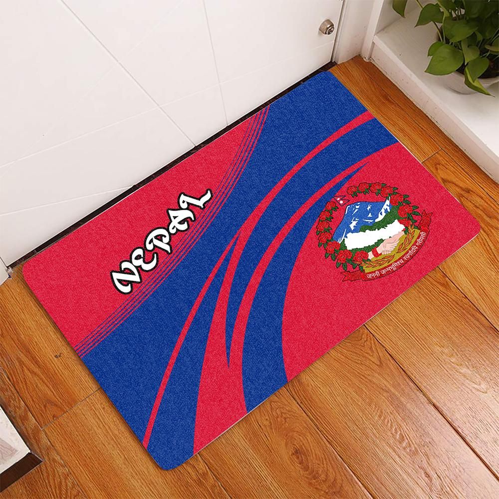 Nepal Coat Of Arms Door Mat Cricket RLT7