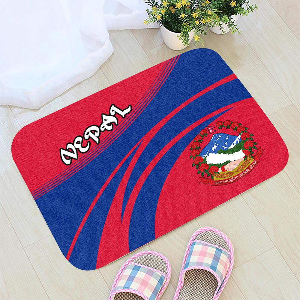 Nepal Coat Of Arms Door Mat Cricket RLT7
