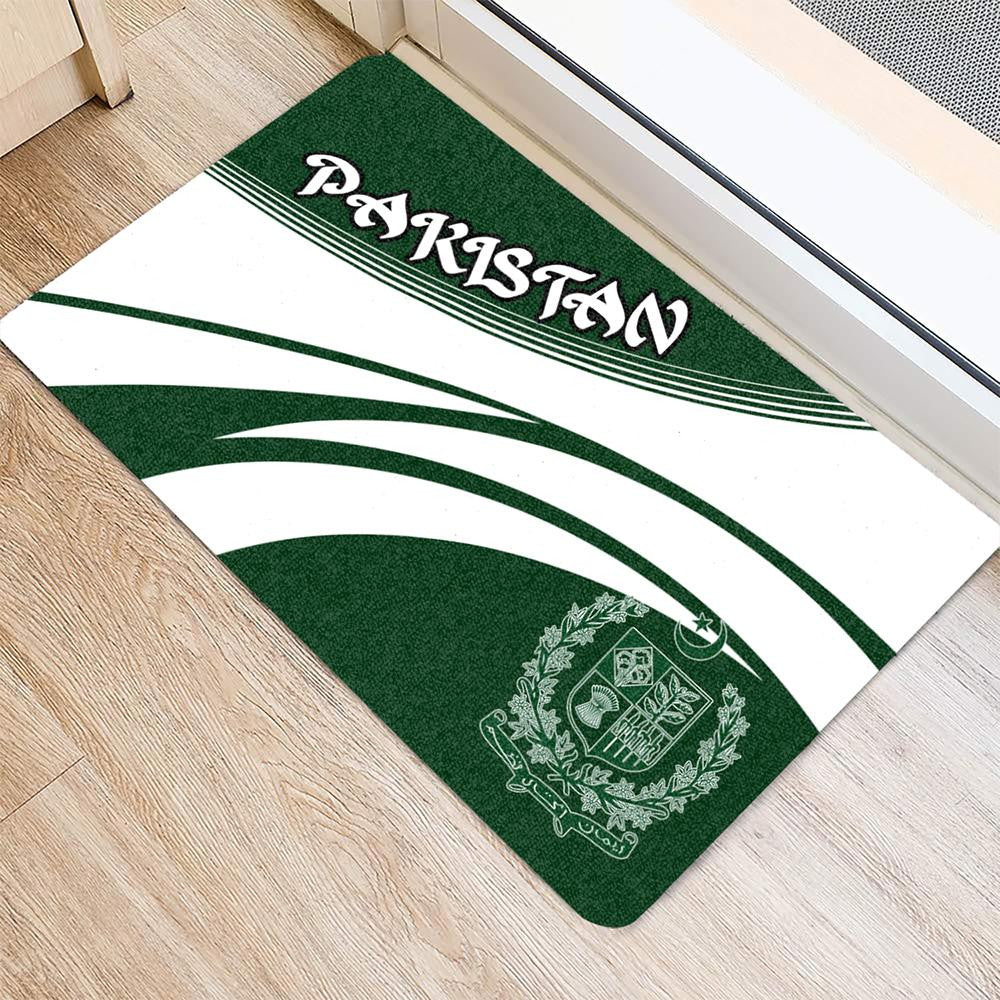 Pakistan Coat Of Arms Door Mat Cricket RLT13