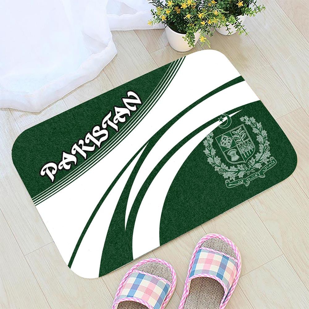 Pakistan Coat Of Arms Door Mat Cricket RLT13