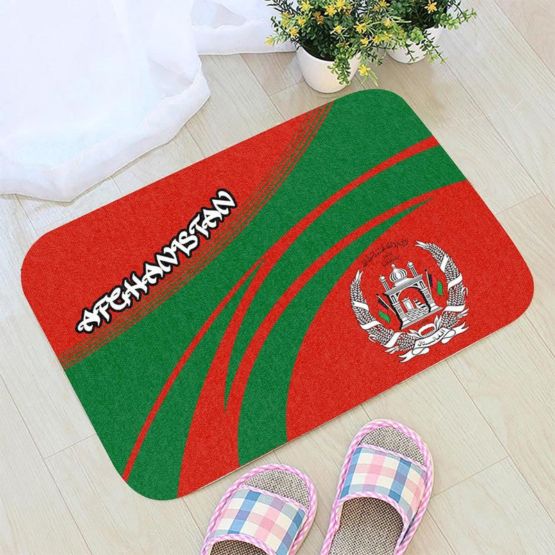 Afghanistan Coat Of Arms Door Mat Cricket RLT8