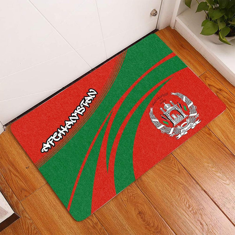 Afghanistan Coat Of Arms Door Mat Cricket RLT8
