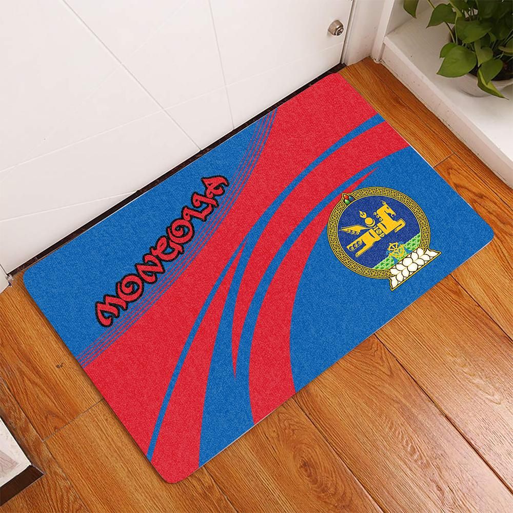 Mongolia Coat Of Arms Door Mat Cricket RLT13