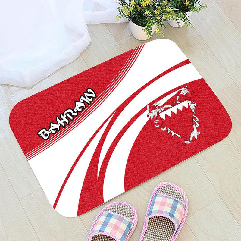 Bahrain Coat Of Arms Door Mat Cricket RLT8