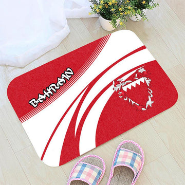 Bahrain Coat Of Arms Door Mat Cricket RLT8