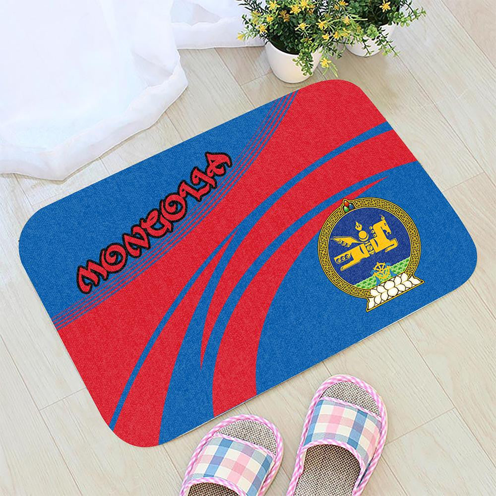 Mongolia Coat Of Arms Door Mat Cricket RLT13