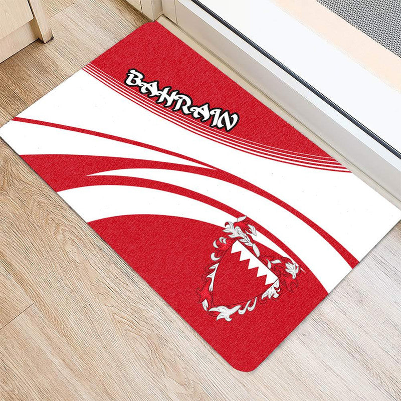 Bahrain Coat Of Arms Door Mat Cricket RLT8