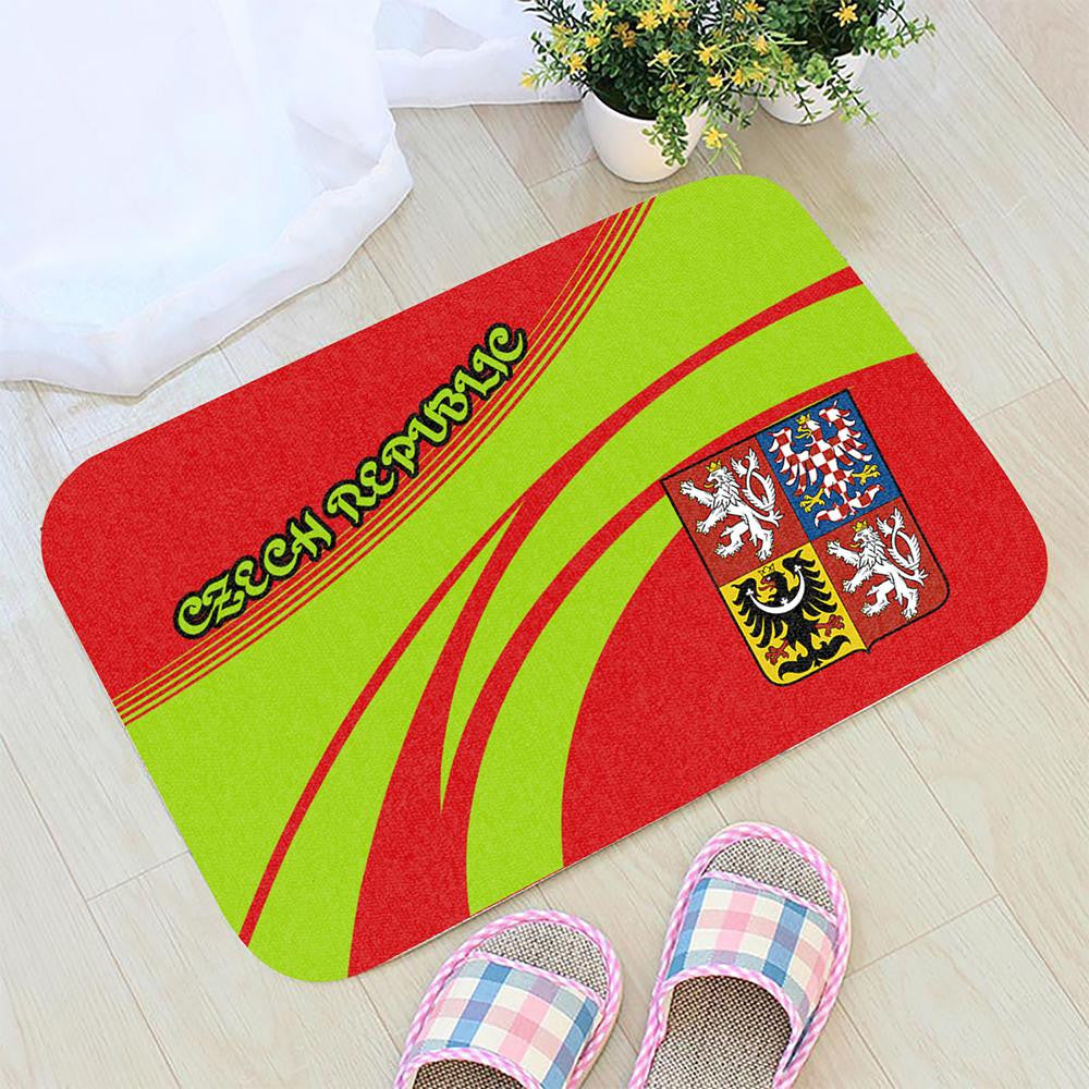 Czech Republic Coat Ofrms Door Mat Cricket RLT13