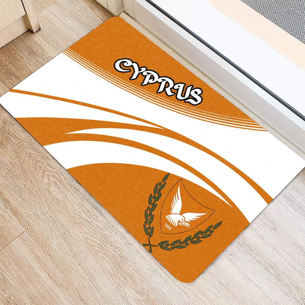 Cyprus Coat Of Arms Door Mat Cricket RLT13