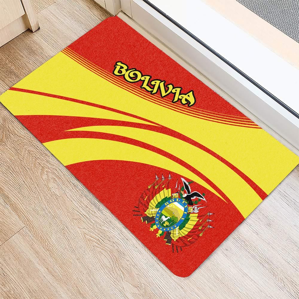 Bolivia Coat Of Arms Door Mat Cricket RLT6