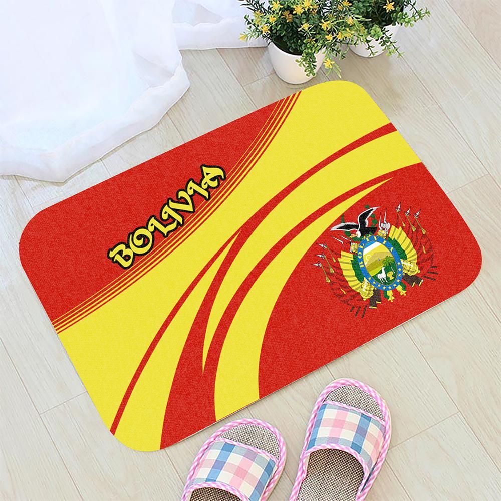 Bolivia Coat Of Arms Door Mat Cricket RLT6
