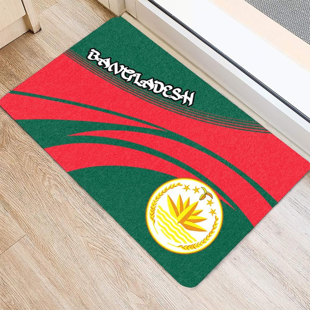 Bangladesh Coat Of Arms Door Mat Cricket RLT6