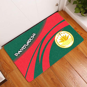 Bangladesh Coat Of Arms Door Mat Cricket RLT6