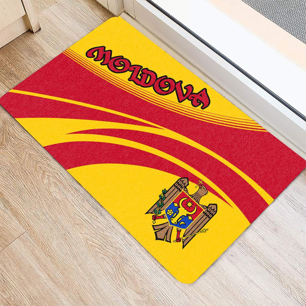 Moldova Coat Of Arms Door Mat CricketW RLT13