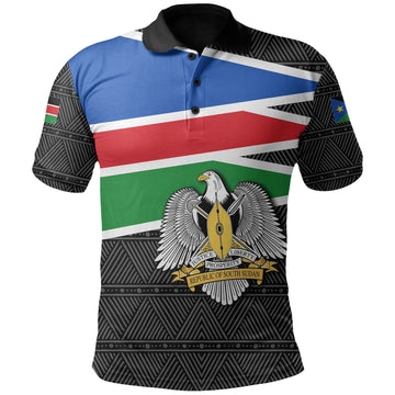 South Sudan Polo Shirt Flag Coat Of Arms RLT8