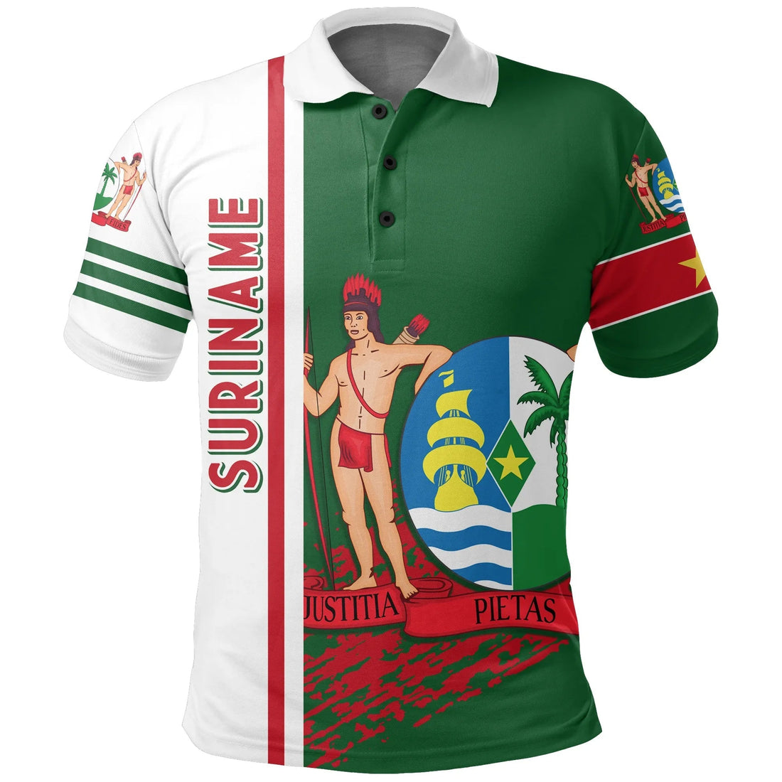 Suriname Polo Shirt Quarter Style RLT7
