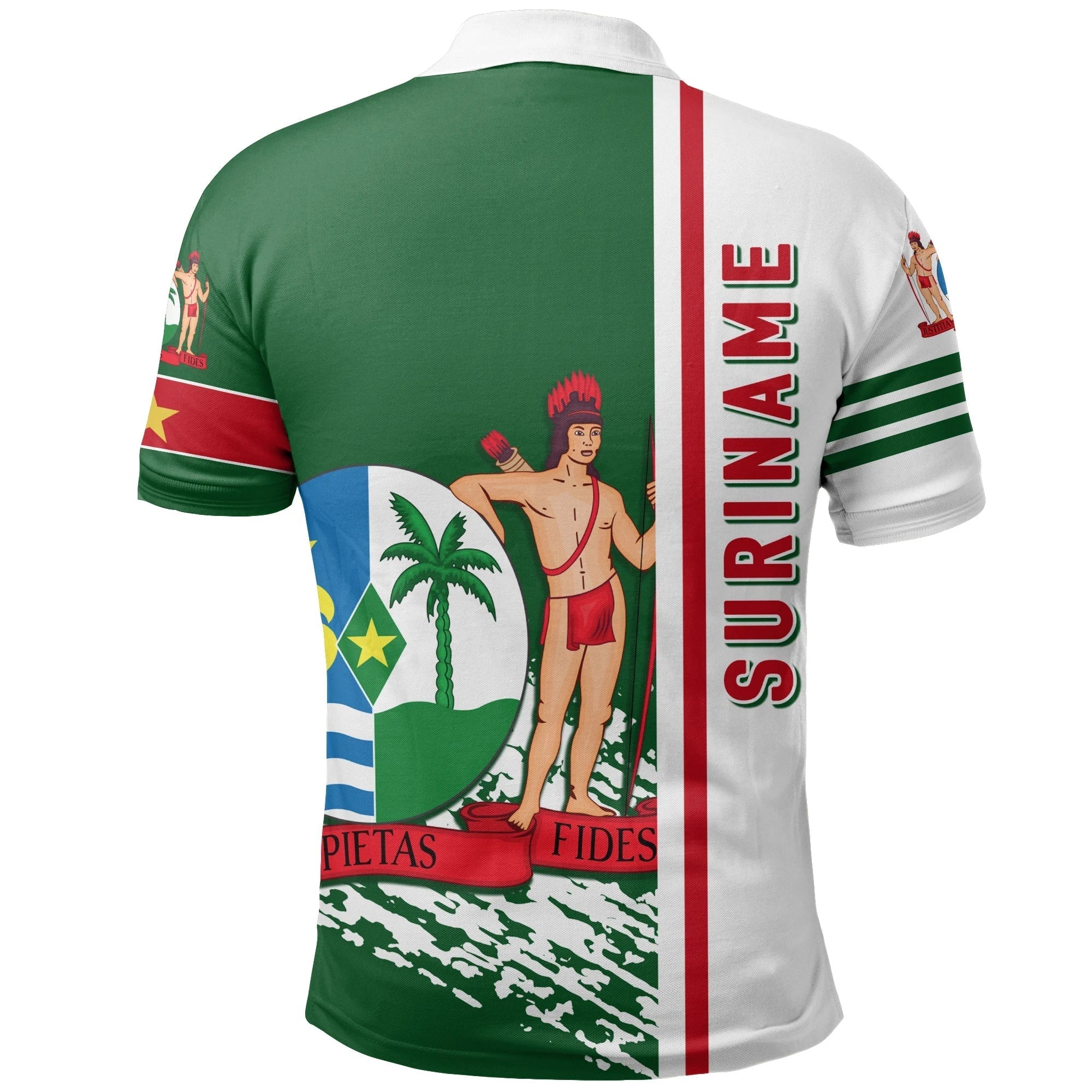 Suriname Polo Shirt Quarter Style RLT7