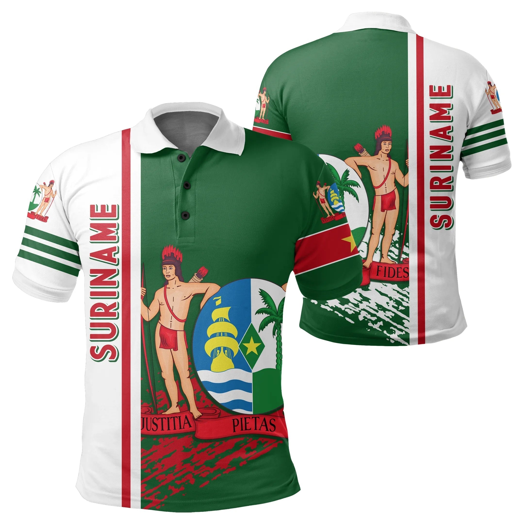 Suriname Polo Shirt Quarter Style RLT7