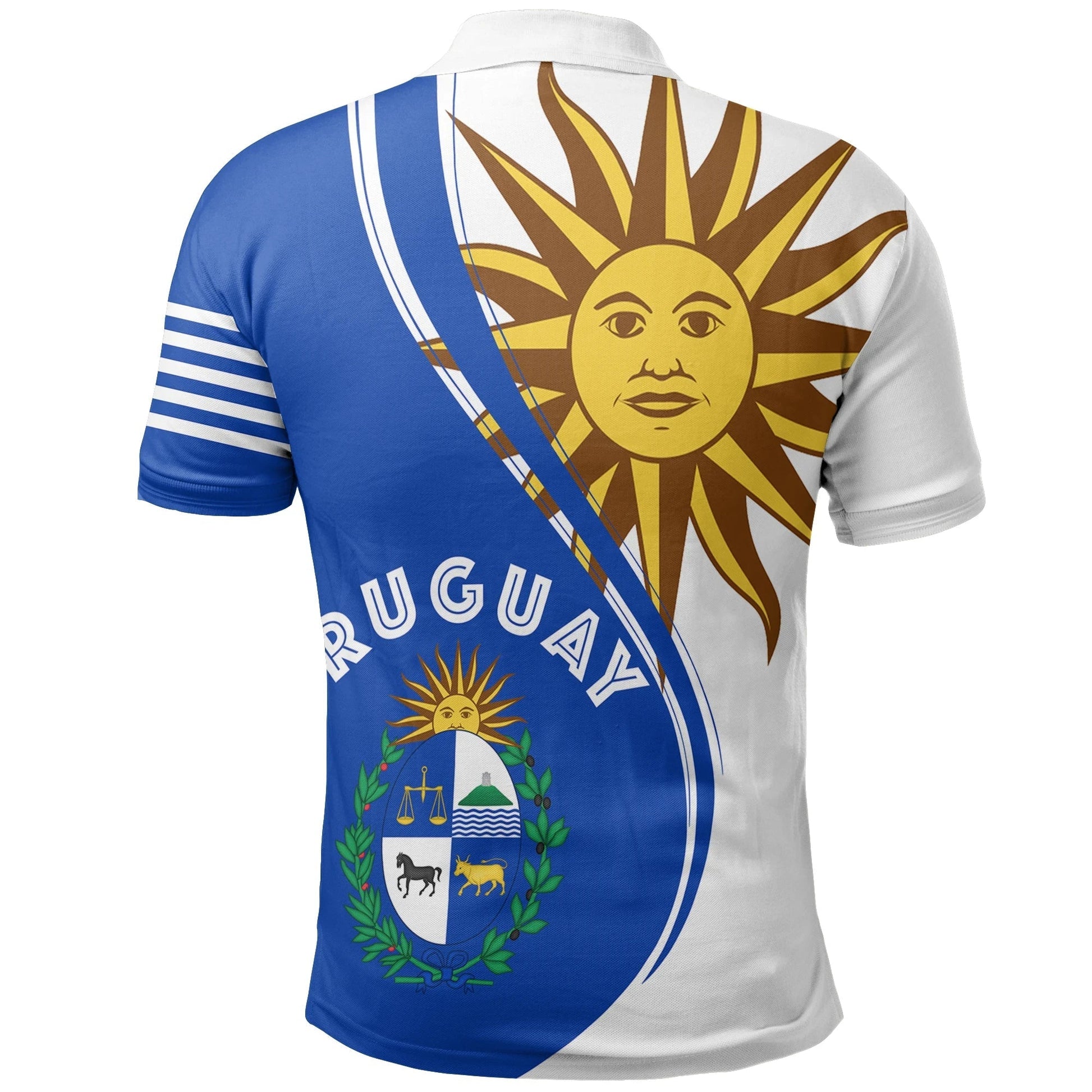 Uruguay Sky Polo T shirt RLT6