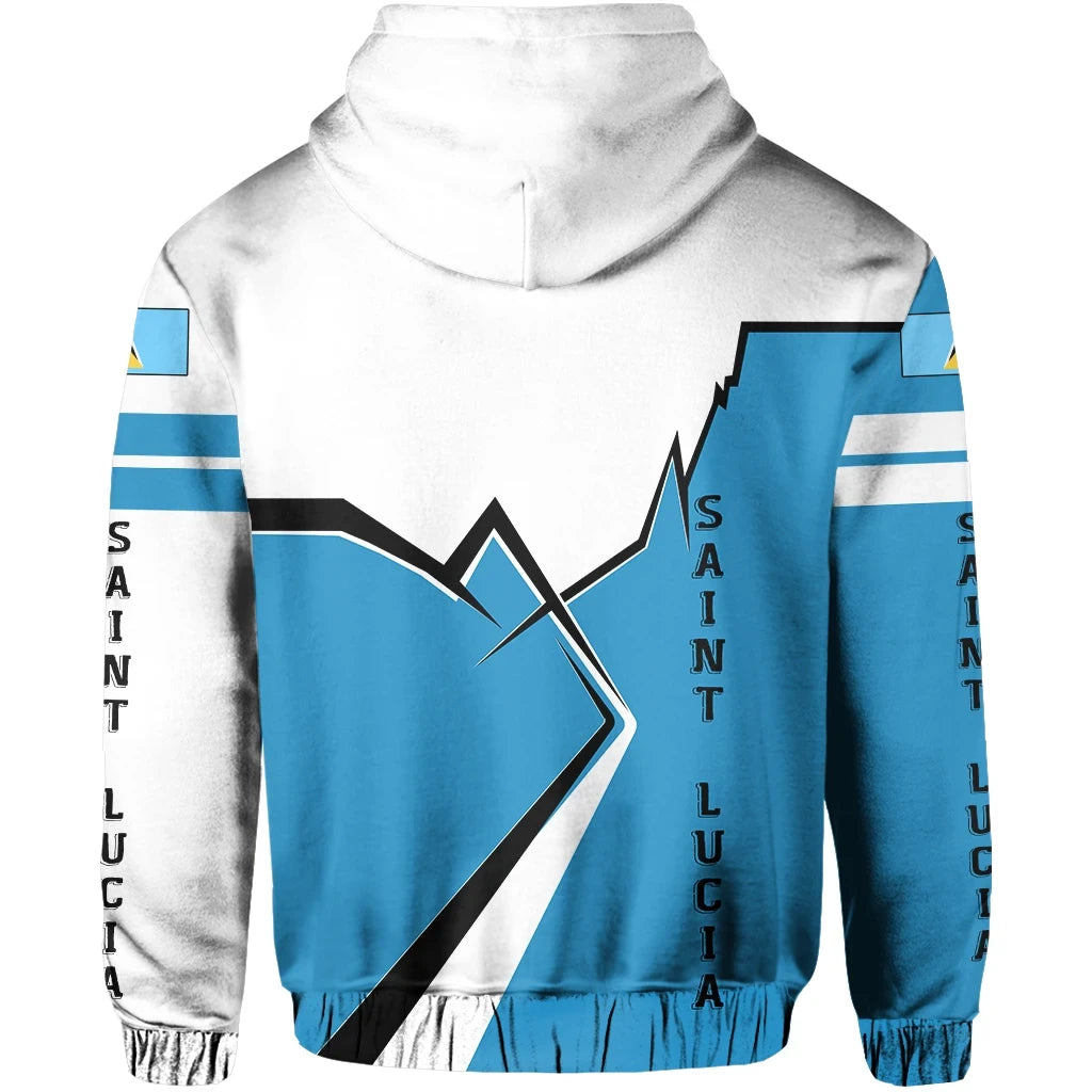 Saint Lucia Zip Hoodie Lightning RLT6
