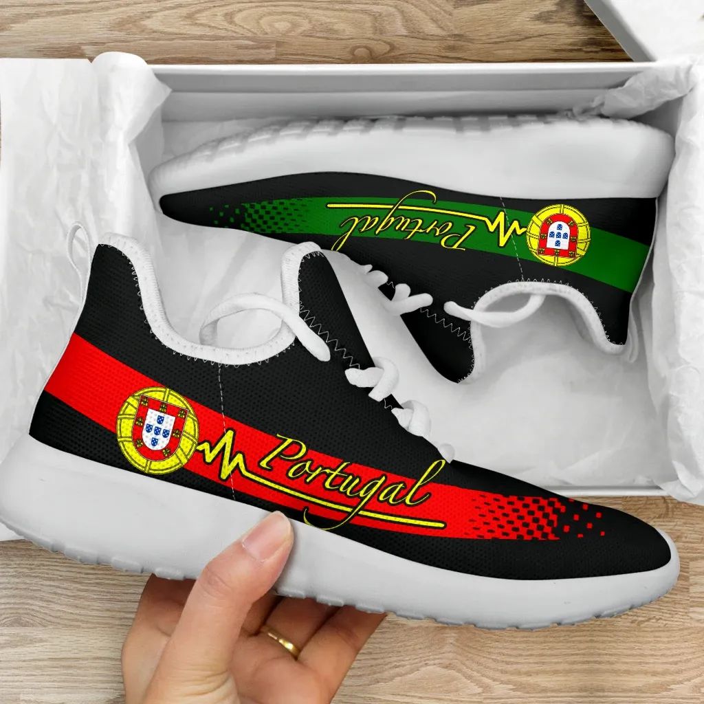 Portugal Heartbeat Mesh Knit Sneakers RLT7