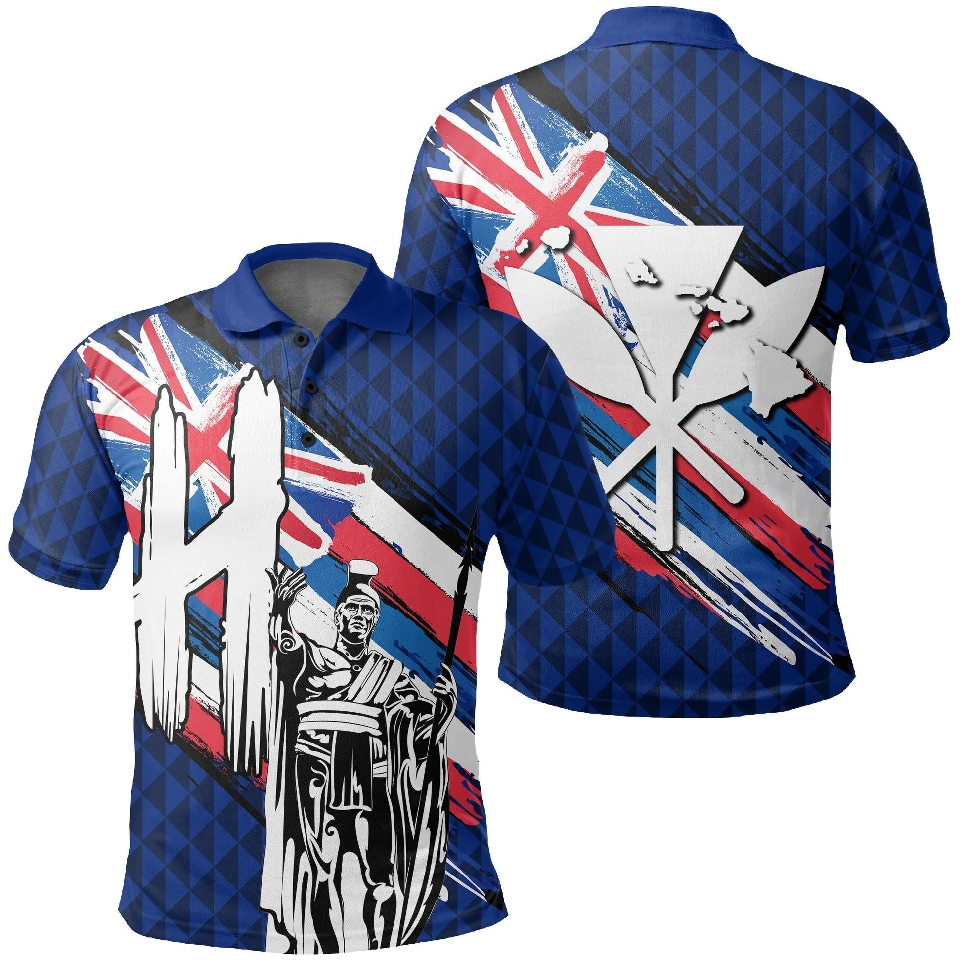 Polynesian Pride Shirt Hawaii King Flag Kanaka Map Polynesian Polo Shirt Won Style