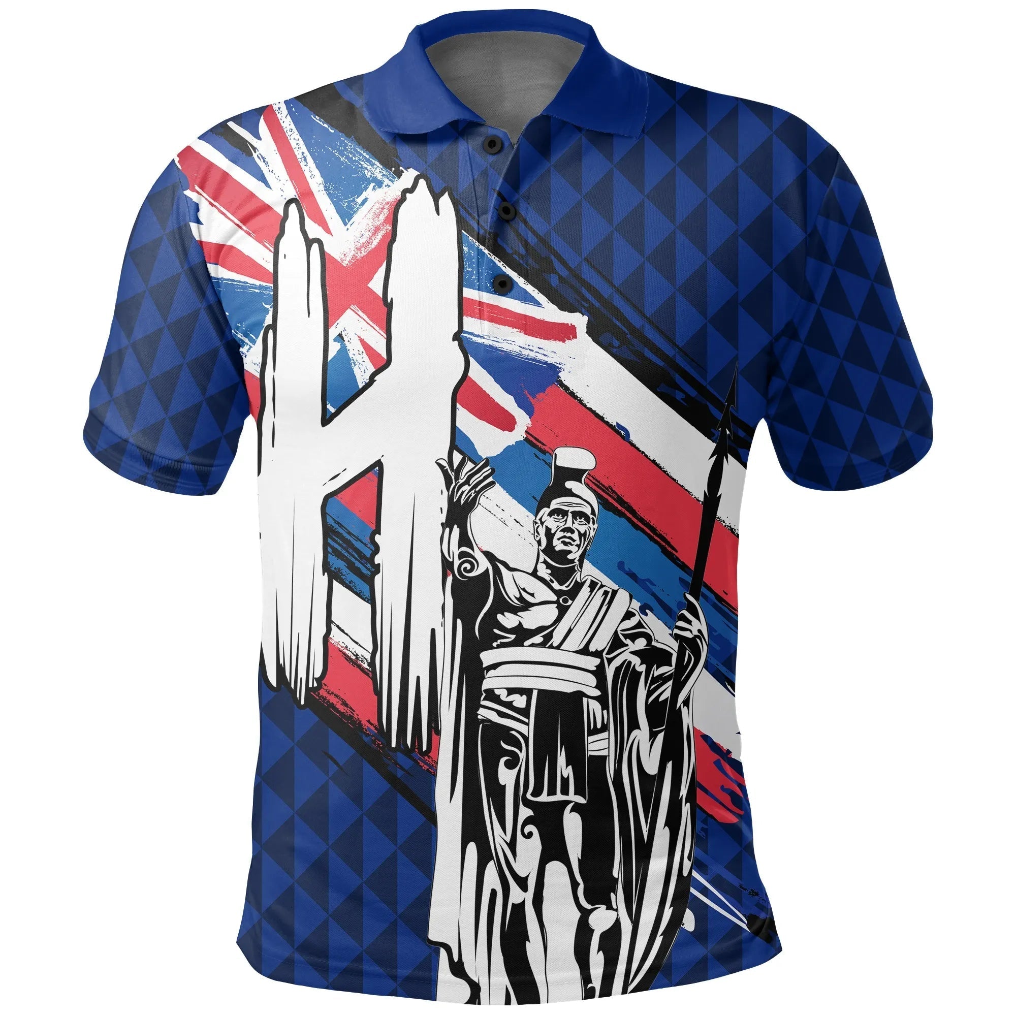 Polynesian Pride Shirt Hawaii King Flag Kanaka Map Polynesian Polo Shirt Won Style
