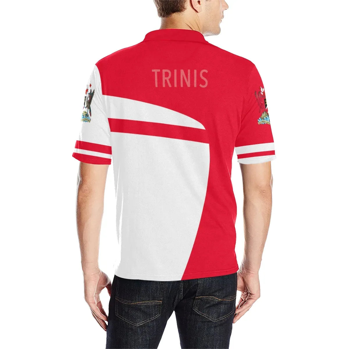 Trinidad and Tobago Sport Polo Shirt Premium Style RLT6