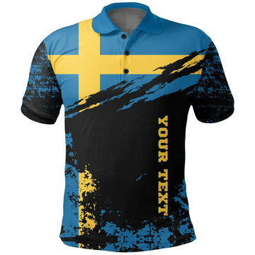 Sweden Polo Shirt Customized RLT7