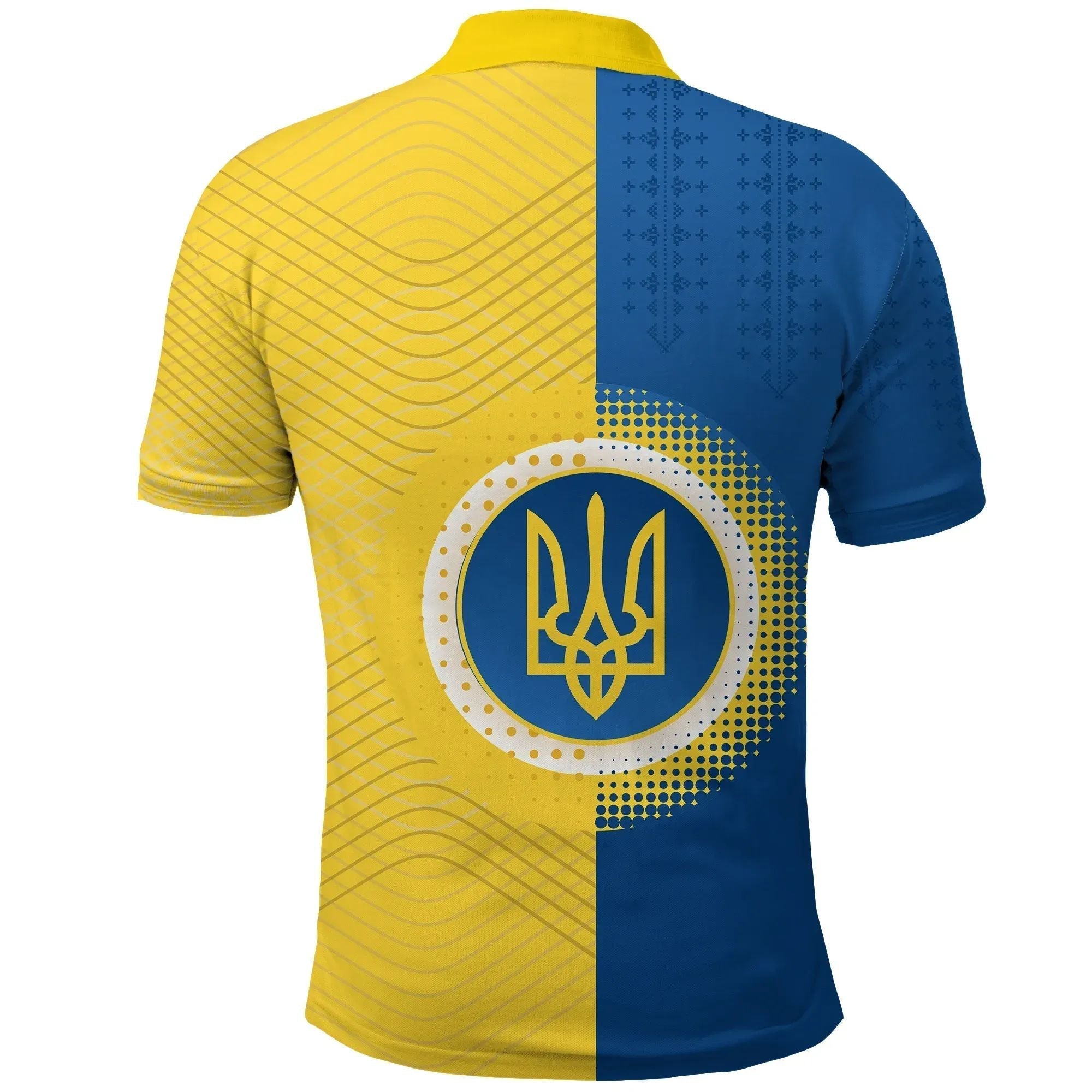 Ukraine Polo Shirt Special Coat Of Arms RLT7