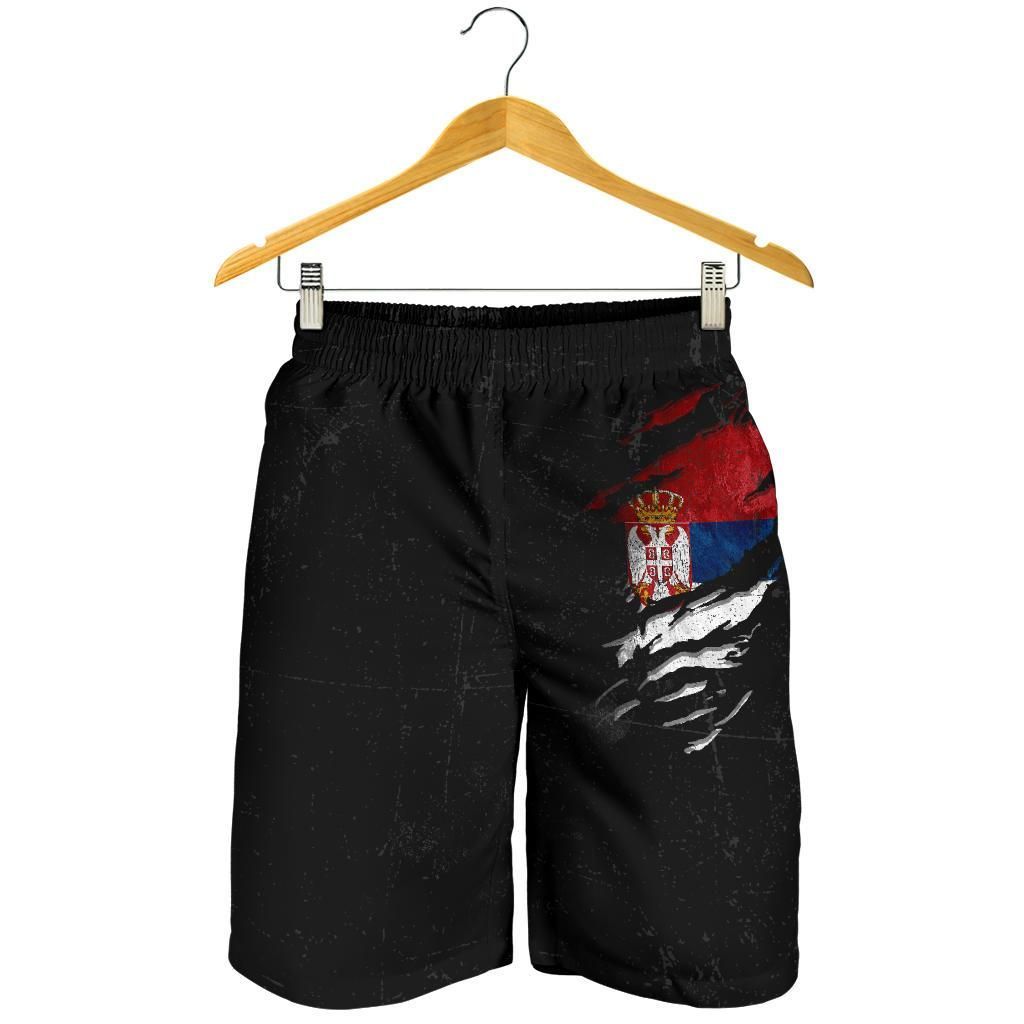 Serbia In Me Men's Shorts Special Grunge Style RLT7
