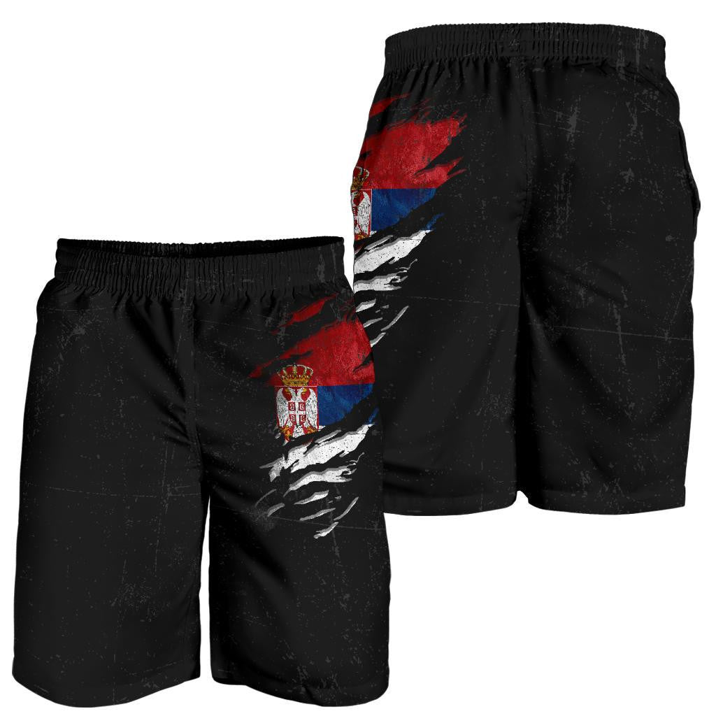 Serbia In Me Men's Shorts Special Grunge Style RLT7