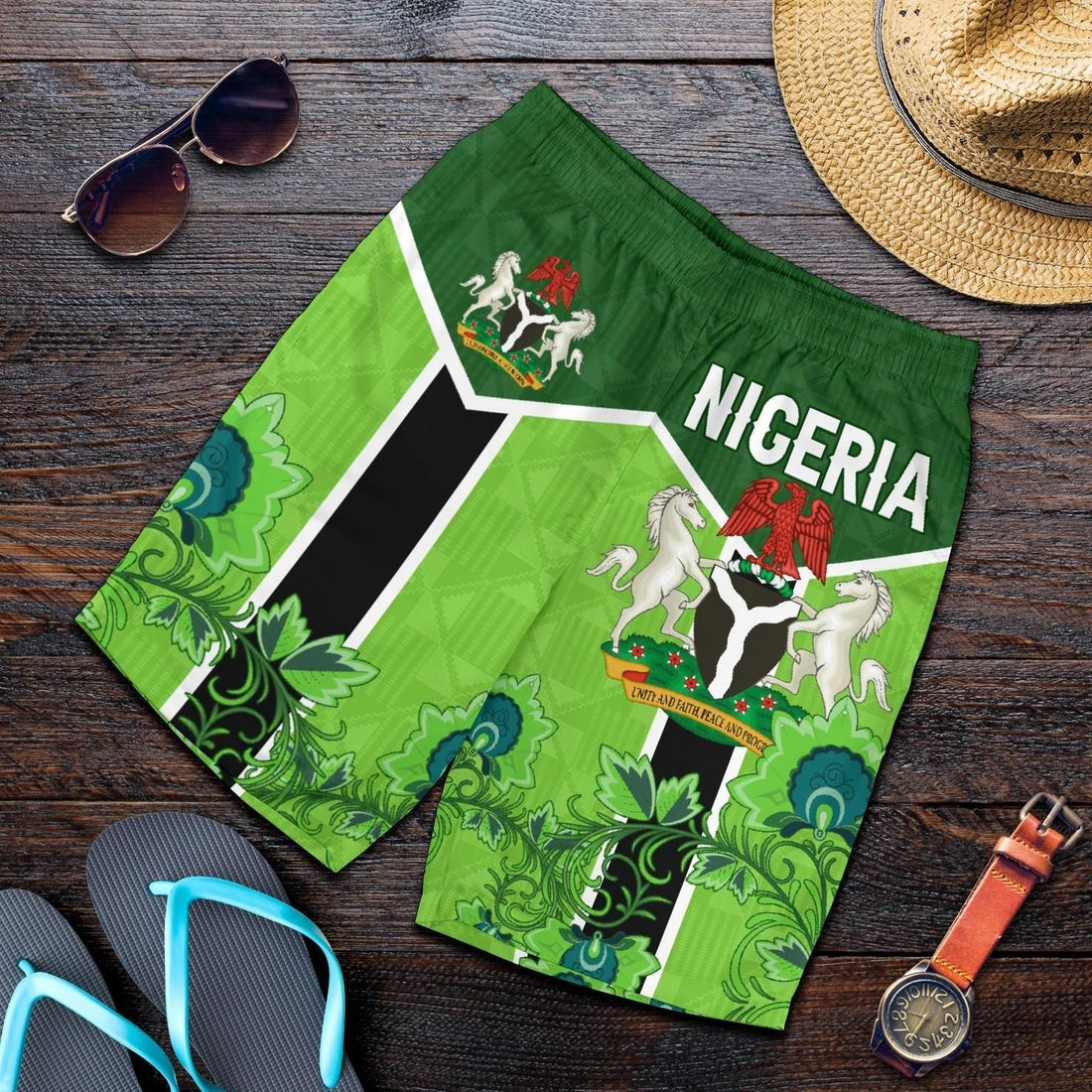 Nigeria Is My Homeland Shorts RLT8