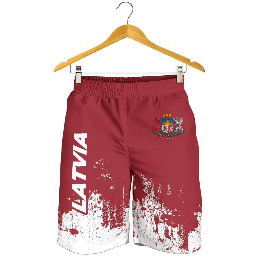 Latvia Men Shorts - Smudge Style10 RLT6