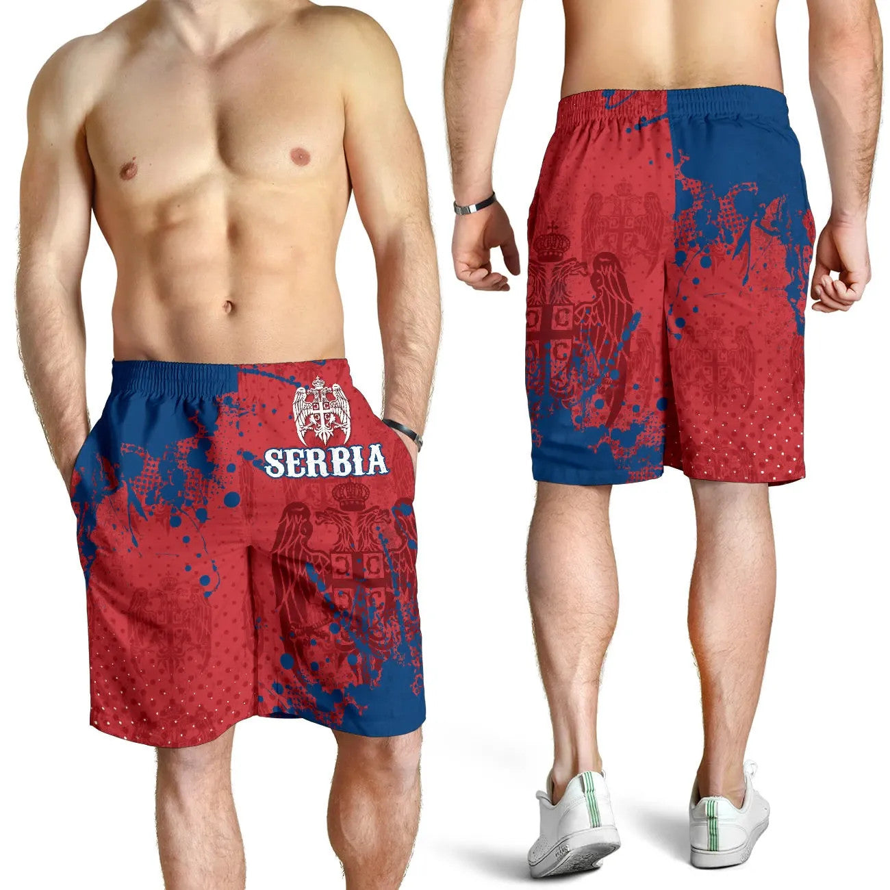 Serbia Men's Shorts The Great Serbia RLT7
