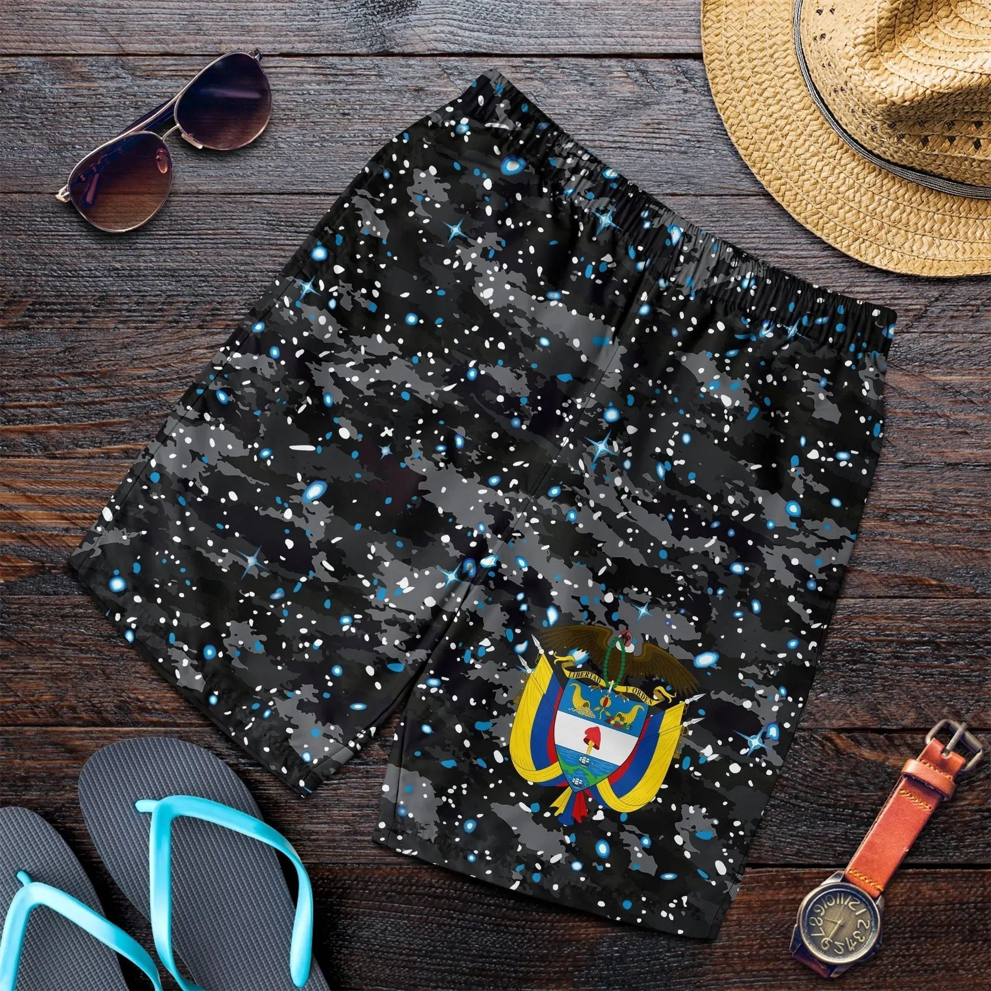Colombia Space Camo Short RLT7