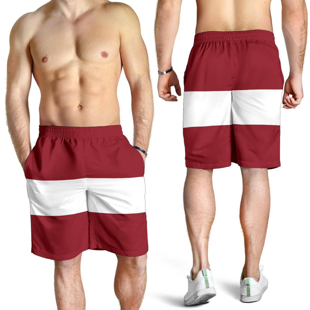 Latvia Shorts Original Flag RLT6
